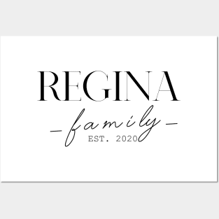 Regina Family EST. 2020, Surname, Regina Posters and Art